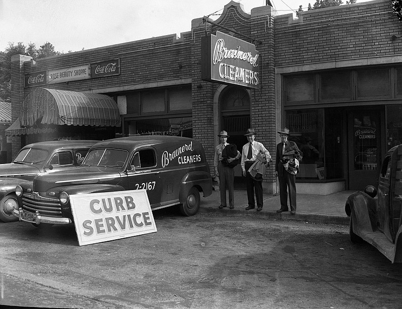 Brainerd Cleaners is shown in the mid-1940s in the 3200 block of Brainerd Road. / Contributed photo