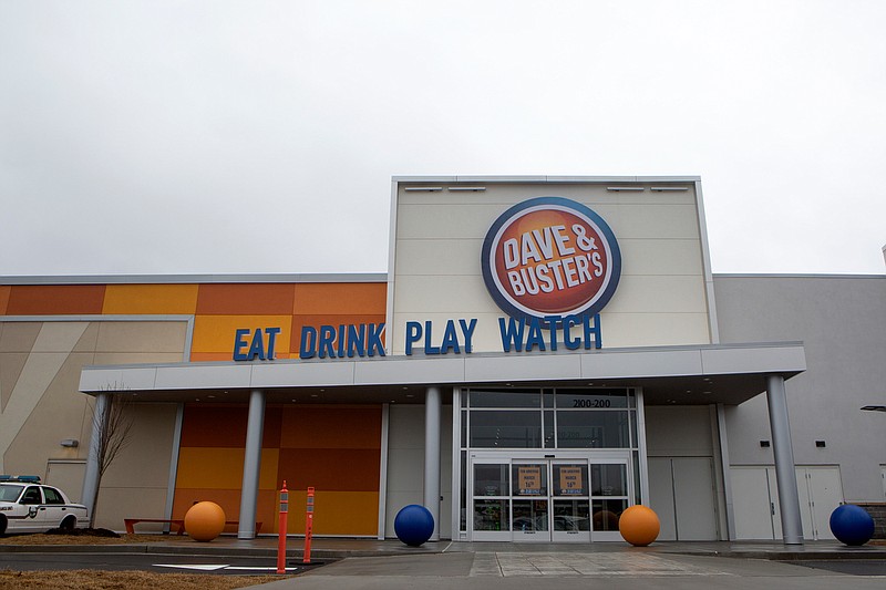 Staff photo by C.B. Schmelter / The new Dave & Buster's at Hamilton Place is seen on Thursday, March 12, 2020 in Chattanooga, Tenn.