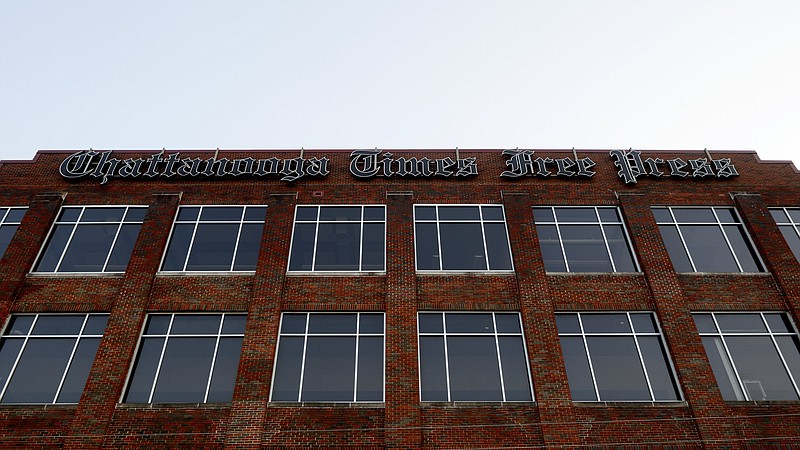 Staff photo by C.B. Schmelter / The Times Free Press building is seen on Wednesday, Sept. 18, 2019 in Chattanooga, Tenn.
