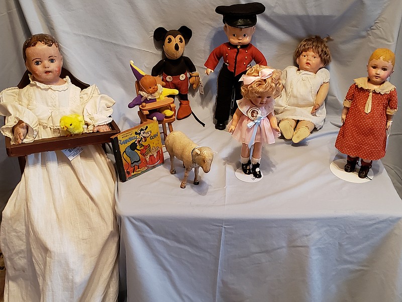 Contributed photo by Dean Heavener / The joint collection of Jane and Dean Heavener's dolls.