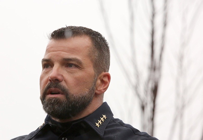 Chattanooga Police Chief David Roddy speaks about a shooting that occurred on Usher Drive overnight during a news conference across the street from Erlanger Medical Center's Emergency Room entrance Sunday, Dec. 22, 2019 in Chattanooga, Tennessee. / Staff file photo