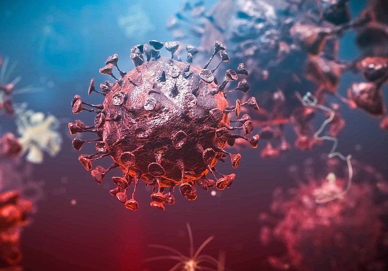 Coronavirus tile / photo courtesy of Getty Images