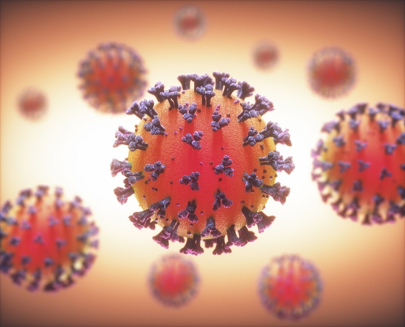 Coronavirus tile / photo courtesy of Getty Images