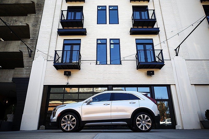 Staff photo by C.B. Schmelter / The 2020 Cadillac XT4 is seen downtown on Monday, Feb. 17, 2020 in Chattanooga, Tenn.