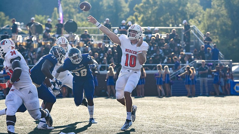 Mercer University photo / Former McCallie School quarterback Robert Riddle is three years into his Mercer career and has three more to go after receiving a sixth season of eligibility recently from the NCAA.