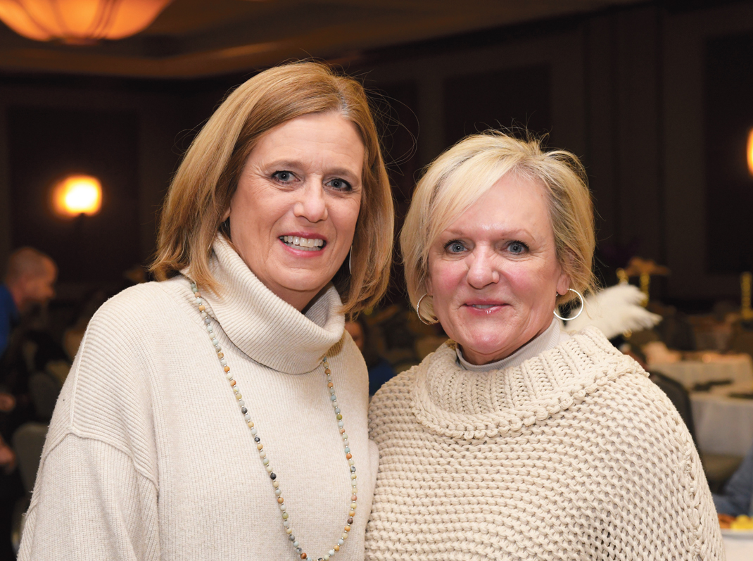 Photography by Mark Gilliland / Gina Hennen and Millie Lane attend Habitat for Humanity of Greater Chattanooga's fifth annual Women Build Breakfast.