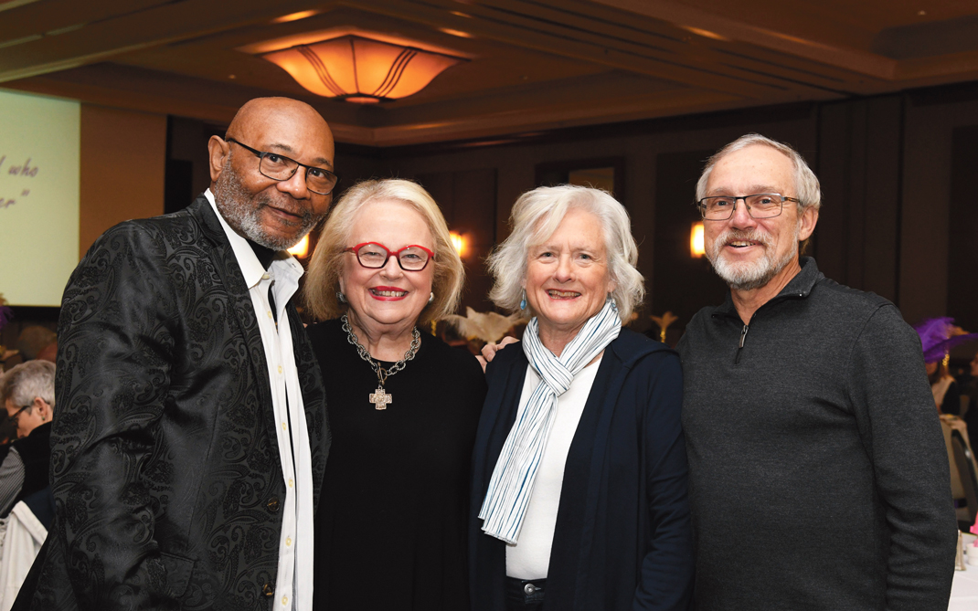 Photography by Mark Gilliland / Tony Smith, Cam Bush, Eleanor Cooper and Jack Sheperd attend Habitat for Humanity of Greater Chattanooga's fifth annual Women Build Breakfast.