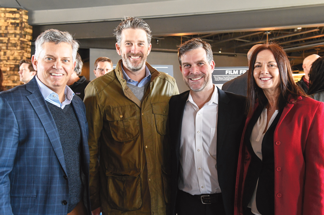 Photography by Mark Gilliland / Rick Wood, Steen Watson, Eric Myers and Lori Hoeger attend Chattanooga Design Studio's City Celebration 2020 luncheon.