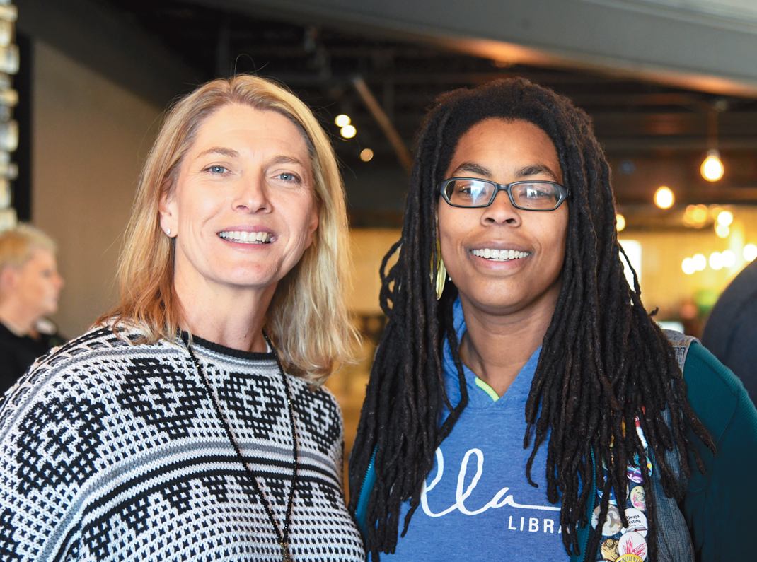 Photography by Mark Gilliland / Tina Vance and Jazmine LeBlanc attend Chattanooga Design Studio's City Celebration 2020 luncheon.