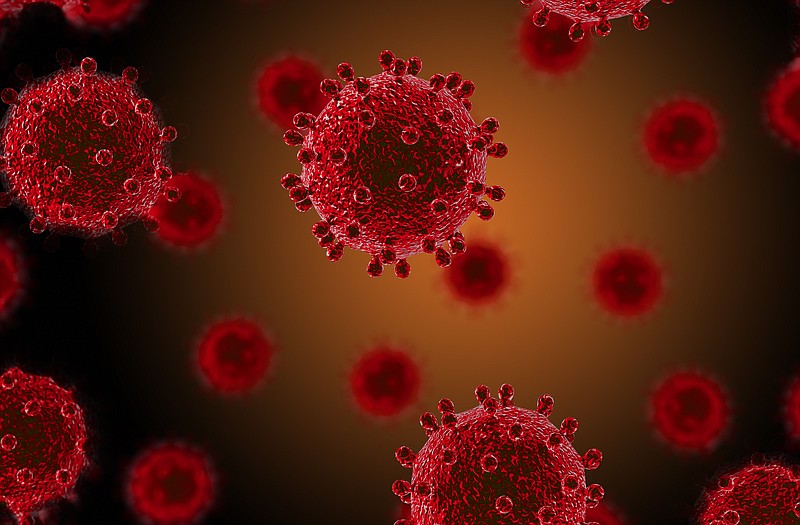 Coronavirus tile / photo courtesy of Getty Images