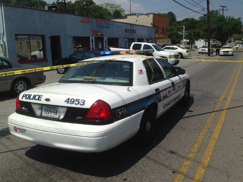 A Chattanooga Police Department vehicle is seen in this May 2015 staff file photo.