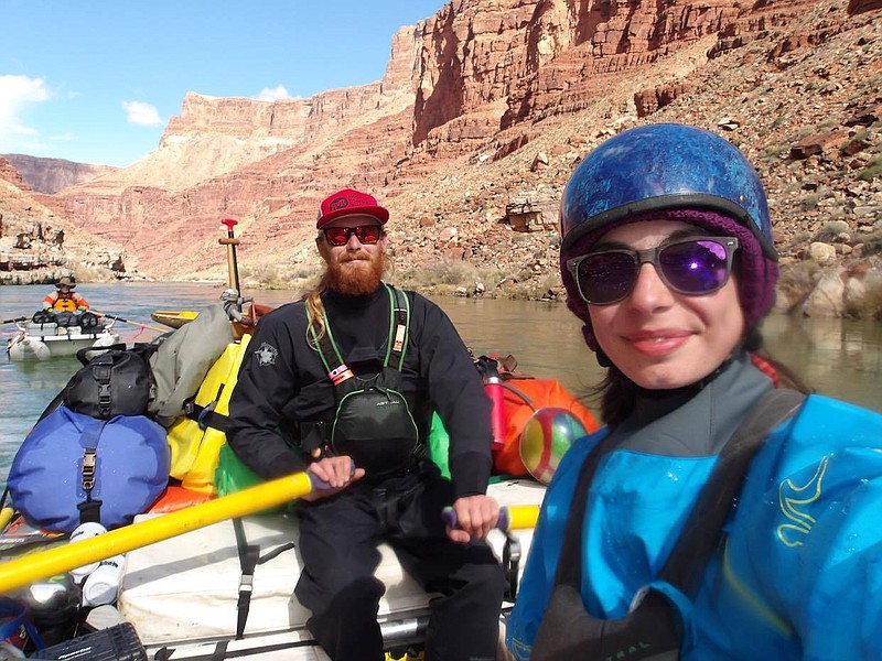 In addition to news of the pandemic, the paddlers faced freak windstorms and some of the most notorious rapids in the country during their 279-mile trip. / Photo contributed by Becky Piña