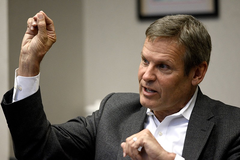 Staff File Photo By Robin Rudd / Tennessee Gov. Bill Lee said the state's economy can't be shut down "for months on end," but its reopening must be done right.