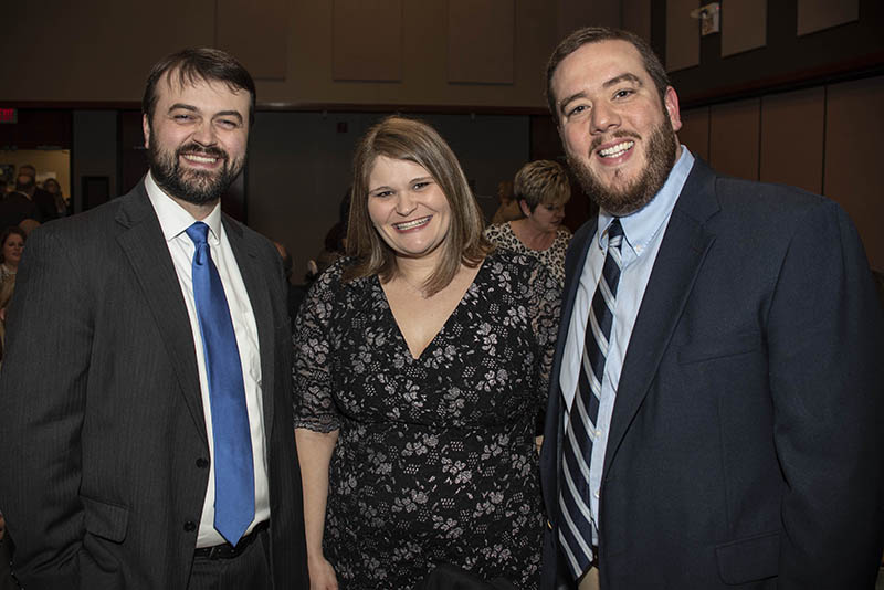 Matt Williamson and Jessica & Phillip Bartlett / Photo by Michael Hampton
