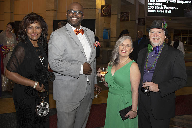 Mae Mosley, Corey Madding and Gloria & Russel Salmons / Photo by Michael Hampton