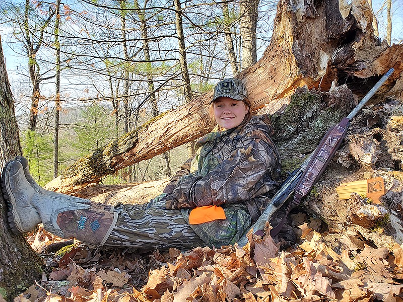 Photo by Larry Case / Makayla Scott, a 16-year-old shooting sports standout from West Virginia, has been taken into the turkey hunting fold, for better or for worse.