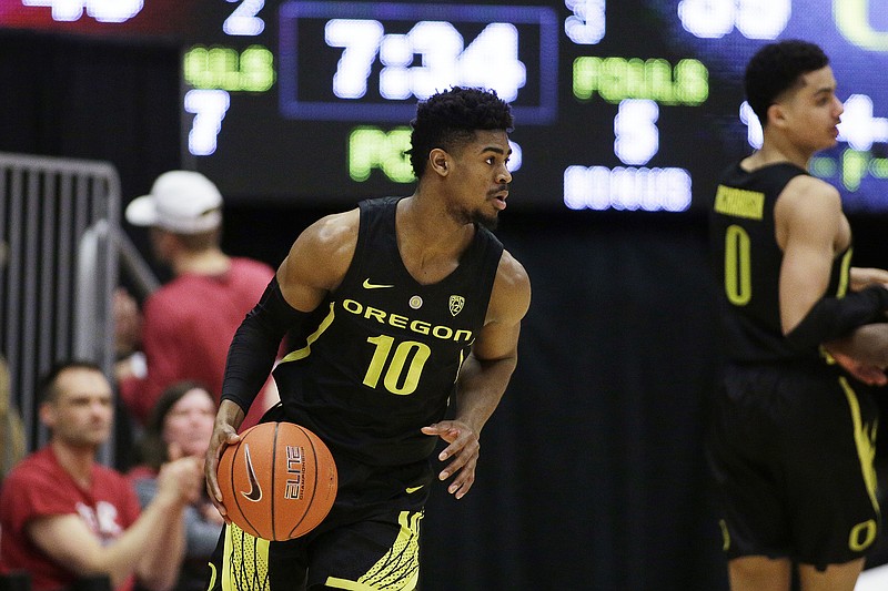 AP file photo by Young Kwak / Oregon transfer Victor Bailey Jr. joined the Tennessee Vols last year, and after sitting out a season due to NCAA rules, his outside presence could be the key to their success in 2020-21.