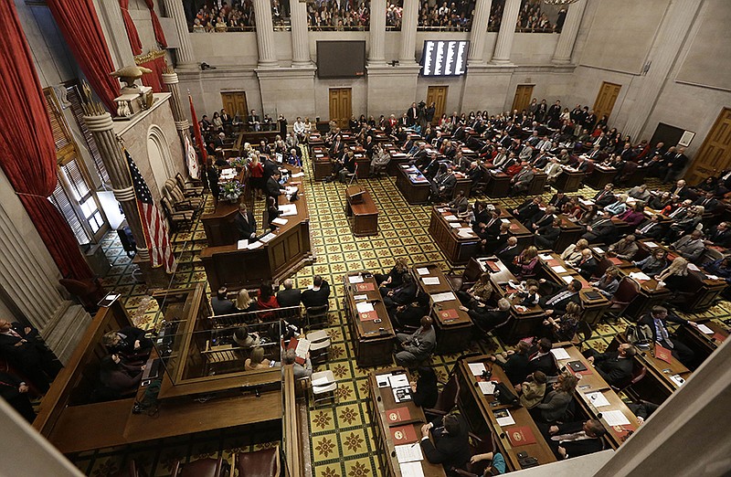Associated Press File Photo / The Tennessee House of Representatives meets on the opening day of its 109th session on Jan. 13, 2015, in Nashville.