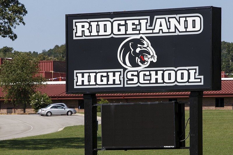 Staff photo by C.B. Schmelter / Ridgeland High School, located at 2478 Happy Valley Road, is seen on Wednesday, July 24, 2019 in Rossville, Ga.