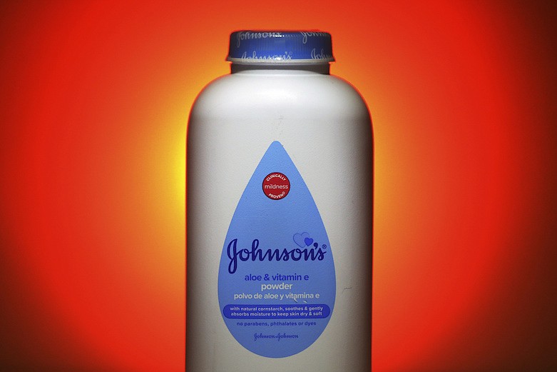 This Oct. 21, 2019, photo shows Johnson's Baby Aloe & Vitamin E Powder in Salt Lake City. Johnson & Johnson reports financial results Tuesday, April 14, 2020. Johnson & Johnson is ending production of its iconic talc-based Johnson's Baby Powder, which has been embroiled in thousands of lawsuits claiming it caused cancer. The world's biggest maker of health care products said Tuesday, May 19, 2020 that the discontinuation only affects the U.S. and Canada, where demand has been declining. (AP Photo/Rick Bowmer, File)