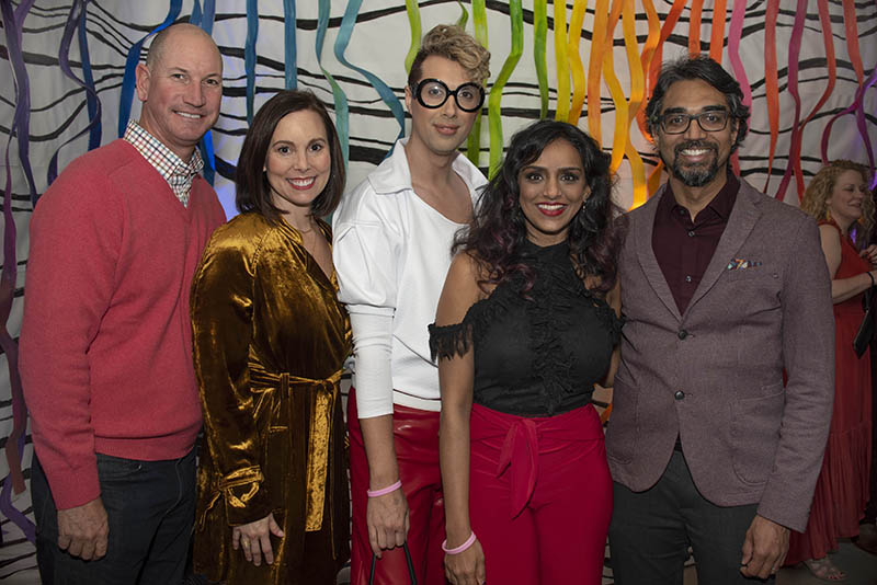 Kirk Lewis, Leigh Ann Fryar, Jerritt Patterson and Sush & Dr. Harsha Shantha / Photo by Michael Hampton