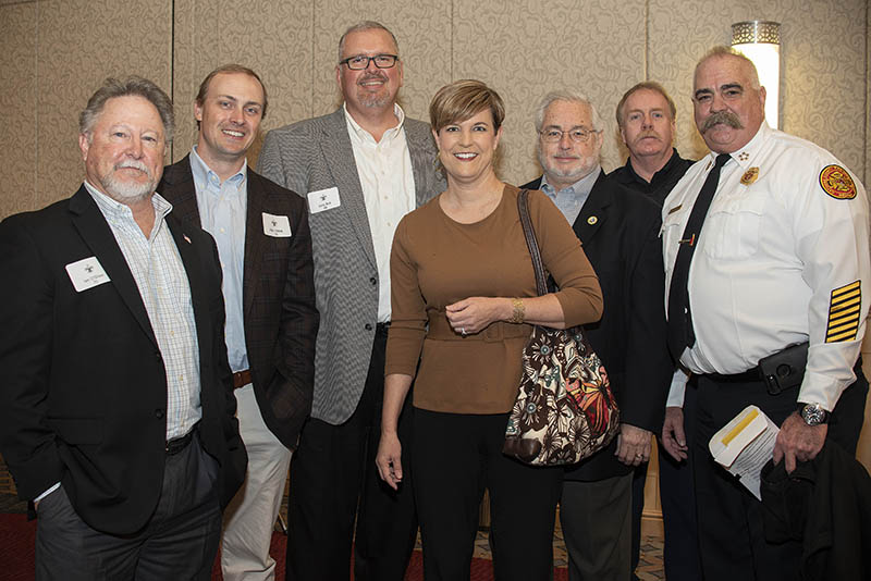 Ian O'Shea, Mac Hibbett, Gary Sisk, Alicia Vaughn, Eddie Phillips, Gene Bishop and Randy Camp / Photo by Michael Hampton