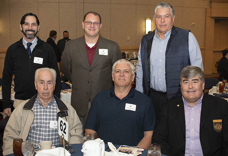 Front row: Rob Stinson, Glen Brown and Phil Ledbetter; Back row: Jerry Legg, Jimmy Spurling and Charles Lancaster / Photo by Michael Hampton