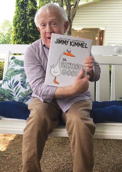 Contributed photo / Leslie Jordan does a virtual reading for the Chattanooga Public Library.