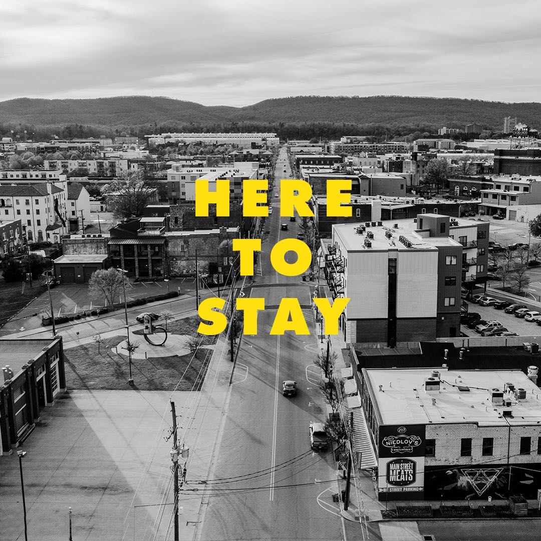 Photo contributed by Southside Creative / The Here to Stay campaign developed to support businesses through the coronavorus crisis