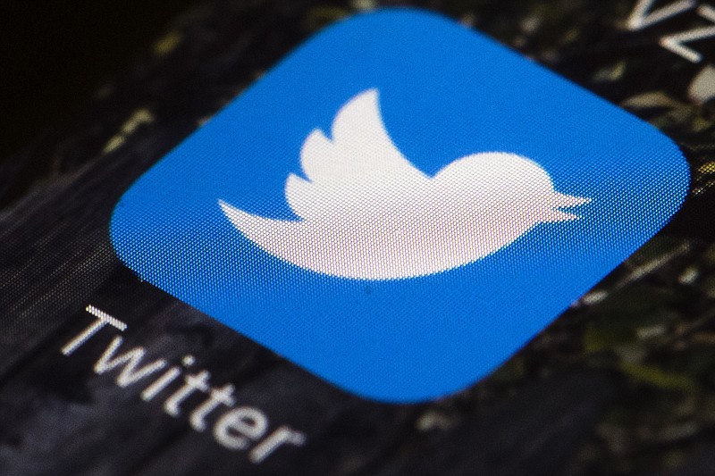 File photo by Matt Rourke of The Associated Press / This April 26, 2017, photo shows the Twitter app icon on a mobile phone in Philadelphia.