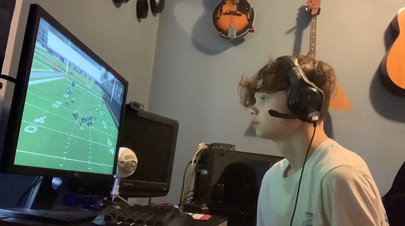 Contributed photo / Jayce Standridge, who will be senior at Bradley Central High School in 2020-21, has become one of the top high school eSports Madden 2020 players in the country this year and will play in the eight-man national championship this weekend online.