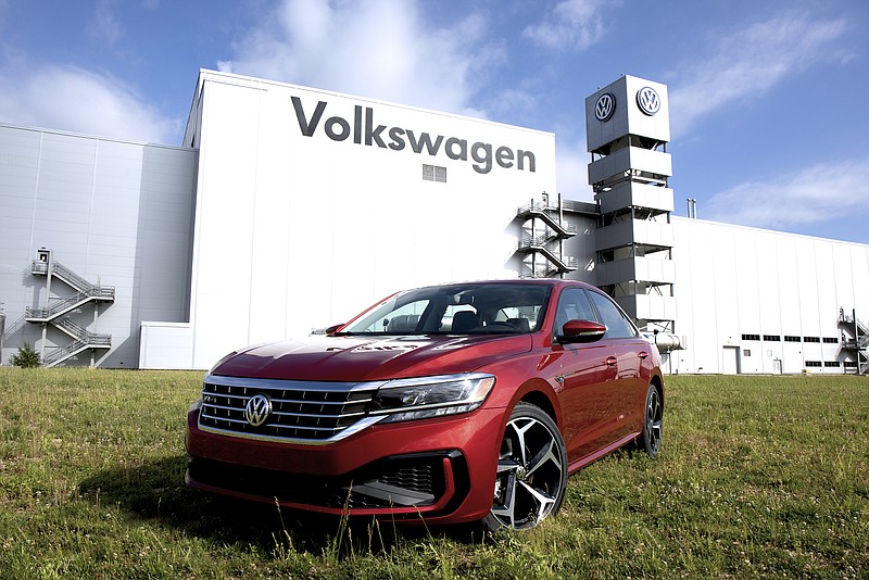 Contributed photo by Volkswagen / A 2020 Aurora Red Metallic Passat R-Line was the 1 millionth vehicle produced at Volkswagen's Chattanooga assembly plant.