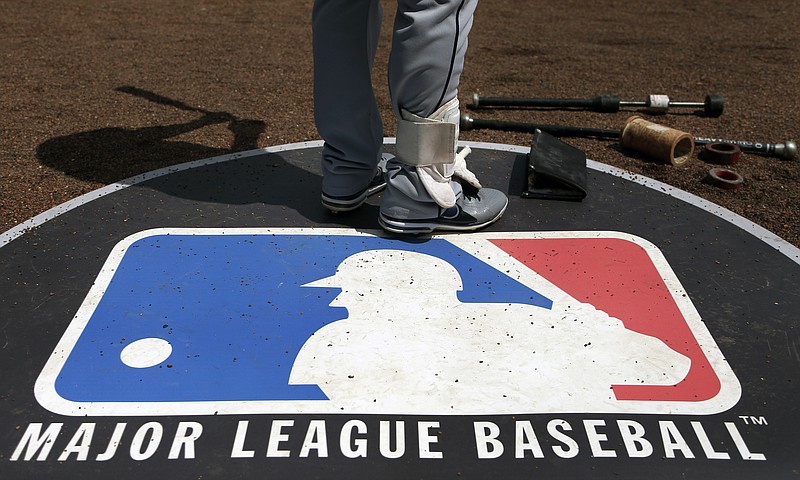 AP photo by Charles Rex Arbogast / Cleveland Indians second baseman Jason Kipnis stands on the Major League Baseball logo that serves as the on-deck circle during the first inning of a road game against the Chicago White Sox on April 24, 2013.