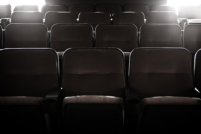 Movie theater seats - stock photo theater tile movie theater tile / Getty Images
