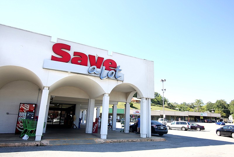 Staff file photo / The building housing the Save a Lot grocery store off of Dayton Boulevard in Red Bank could be sold and become an ImmunoTek blood plasma donation collection center.