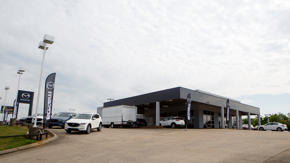Staff photo by C.B. Schmelter / Integrity Mazda, formerly Tim Short Mazda, is seen on Friday, June 19, 2020 in Chattanooga, Tenn.
