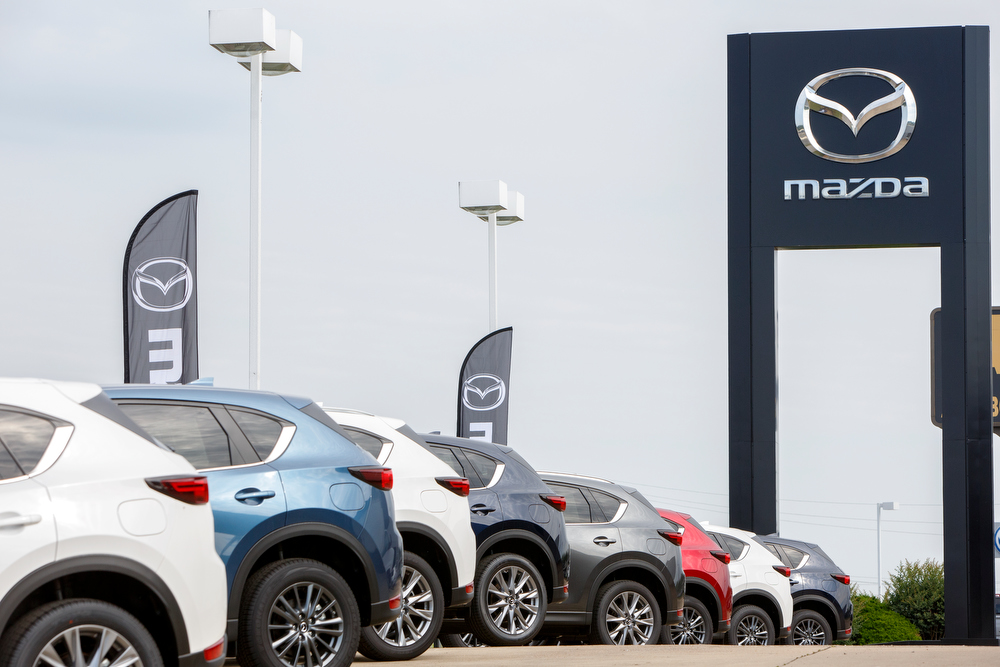 Staff photo by C.B. Schmelter / Integrity Mazda, formerly Tim Short Mazda, is seen on Friday, June 19, 2020 in Chattanooga, Tenn.
