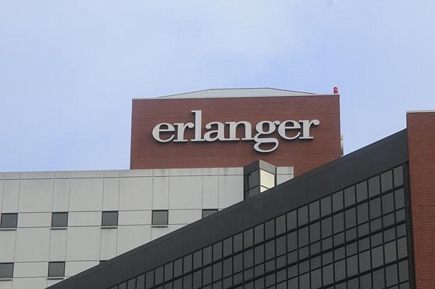 Erlanger hospital is seen in this September 2015 file photo.
