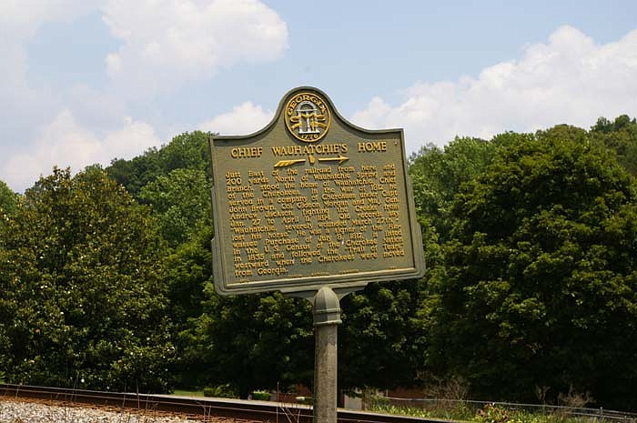 Contributed photo by Linda Moss Mines / The Chief Wauhatchie Historical Marker.