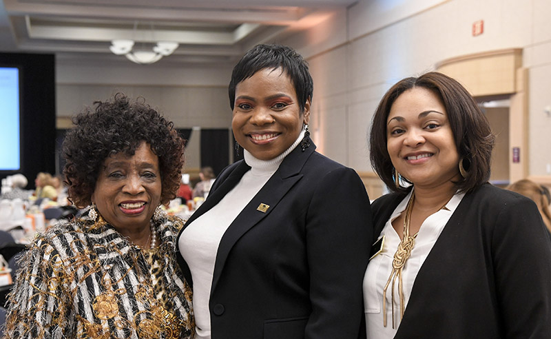 Johnnie Bone, Valencia Brewer and Nikita Edwards / Photo by Mark Gilliland