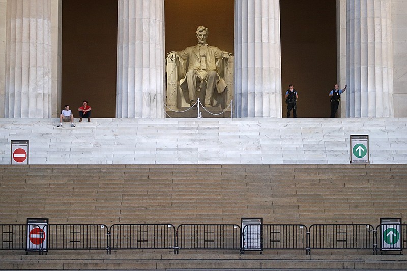 The Associated Press / Young Abraham Lincoln's prescient words need to be heeded again today or monuments like the Lincoln Memorial in Washington, D.C., will be marked for destruction.