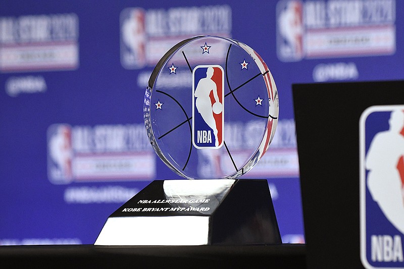 AP file photo / The NBA is weeks away from players for 22 of its 30 teams gathering in Florida to prepare for the resumption of the 2019-20 season, including the complete playoffs, amid the coronavirus pandemic.