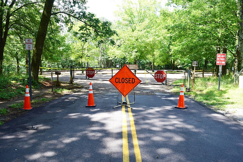 Staff Photo by Robin Rudd / Signal Point is one of the units of the Chickamauga and Chattanooga National Military Park that remains closed because of the coronavirus.