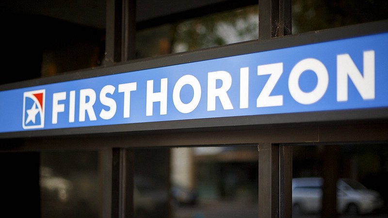 Staff photo by C.B. Schmelter / First Horizon Bank, formerly First Tennessee Bank, is seen on Thursday, Oct. 24, 2019 in Chattanooga, Tenn.