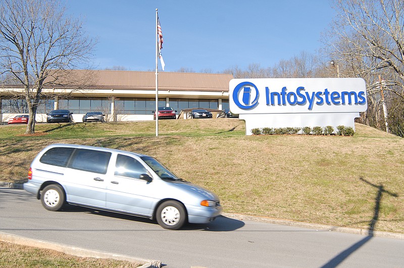 InfoSystems located on Hickory Valley Road in Chattanooga, Tennessee. / Photo by Gillian Bolsover