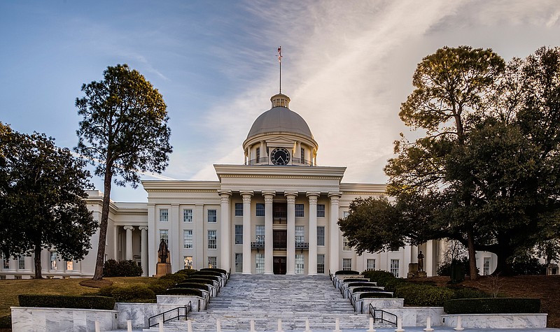 Alabama's State Capital Building alabama tile alabama capitol tile state tile / Getty Images
