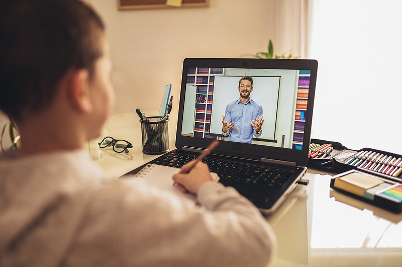 virtual school, online school tile / Getty Images