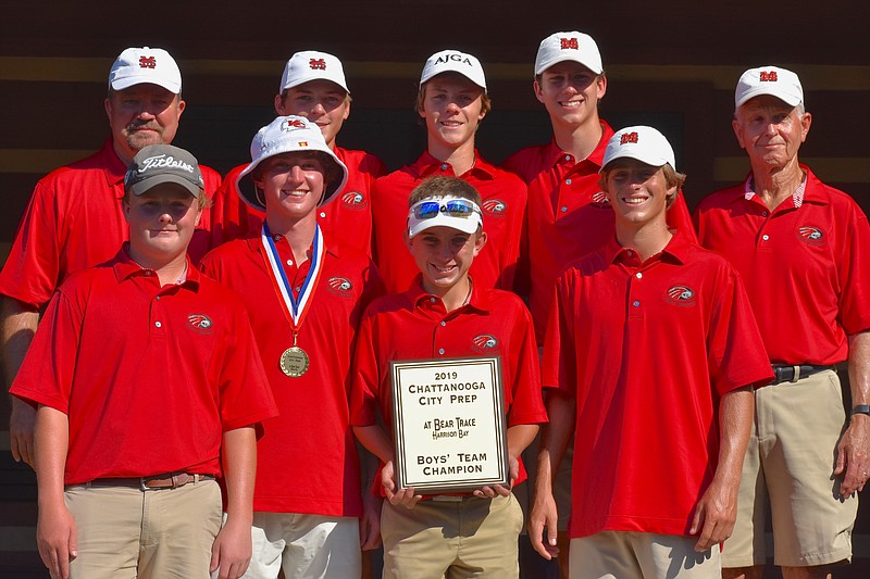 Staff file photo by Patrick MacCoon / Signal Mountain's boys golf team won the City Prep title last year during a 56-0 season.