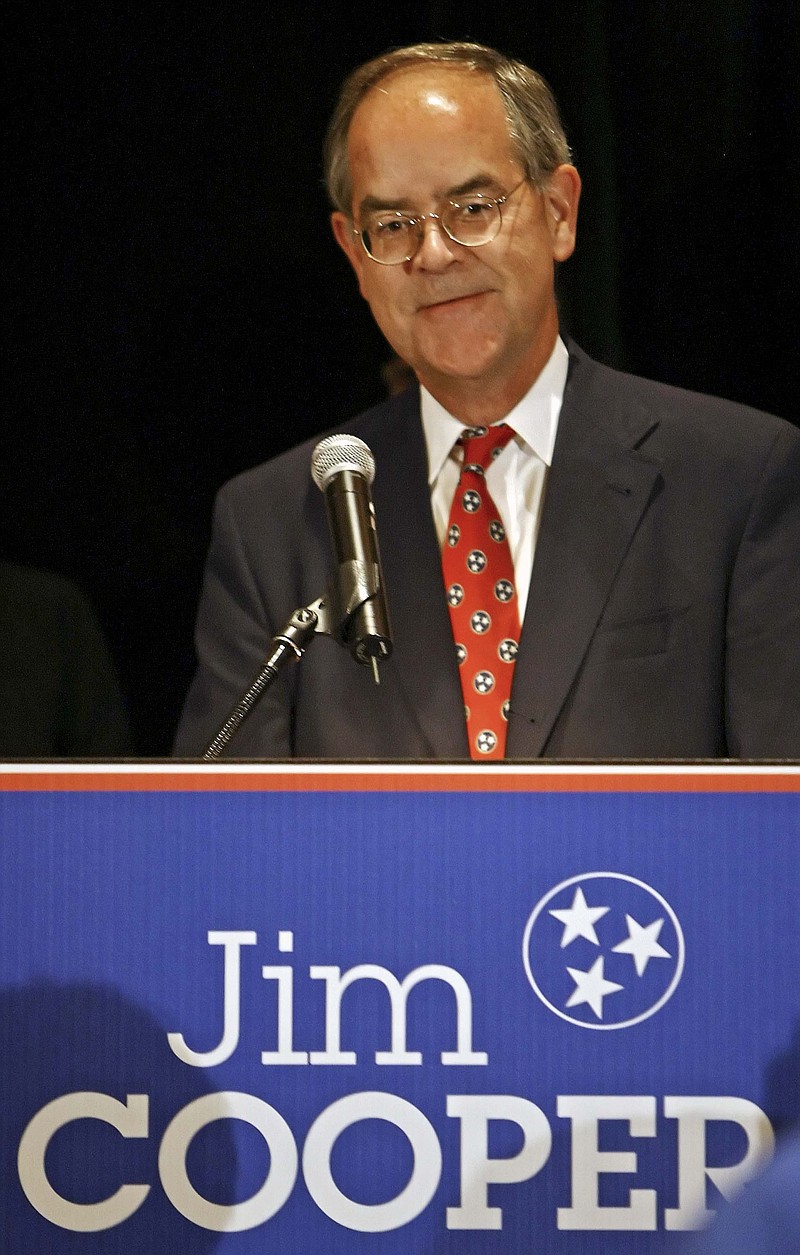 U.S. Rep. Jim Cooper, D-Tennessee speaks to Nashville group in 2010. (AP Photo/The Tennessean, Jae S. Lee)