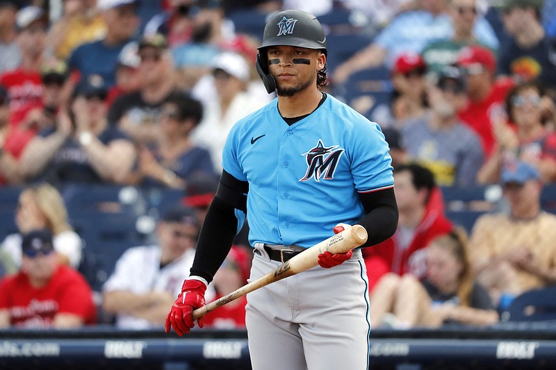 AP photo by Jeff Roberson / Miami Marlins second baseman Isan Diaz became his team's first player to opt out this season due to the coronavirus pandemic, with his decision becoming public Saturday.
